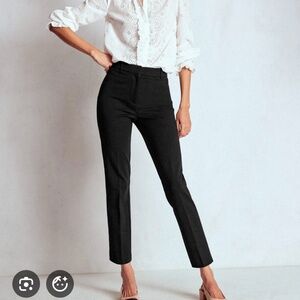 VGUC like new Boden Richmond black slim ankle slit pencil pants UK14/US 10
